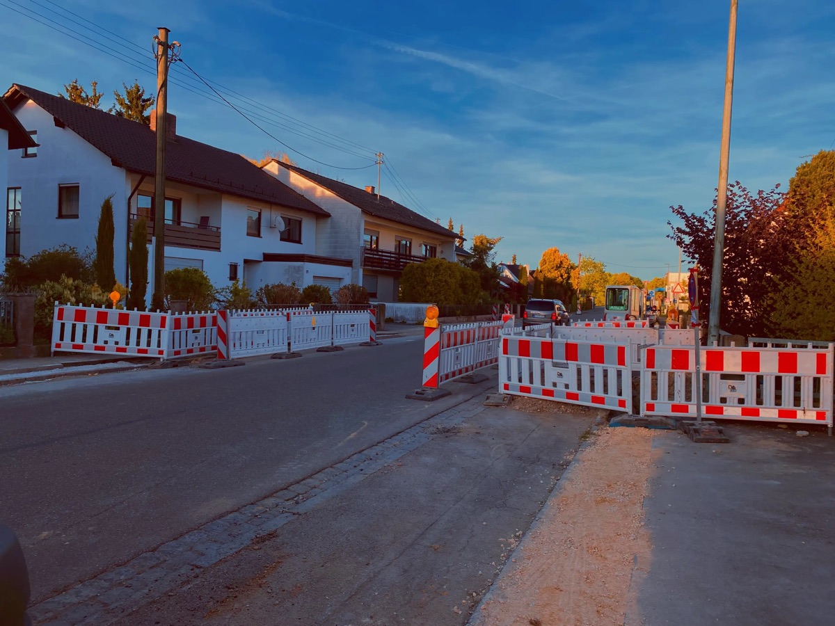 Verkehrssicherungsmaßnahme — Adam Bauunternehmen
